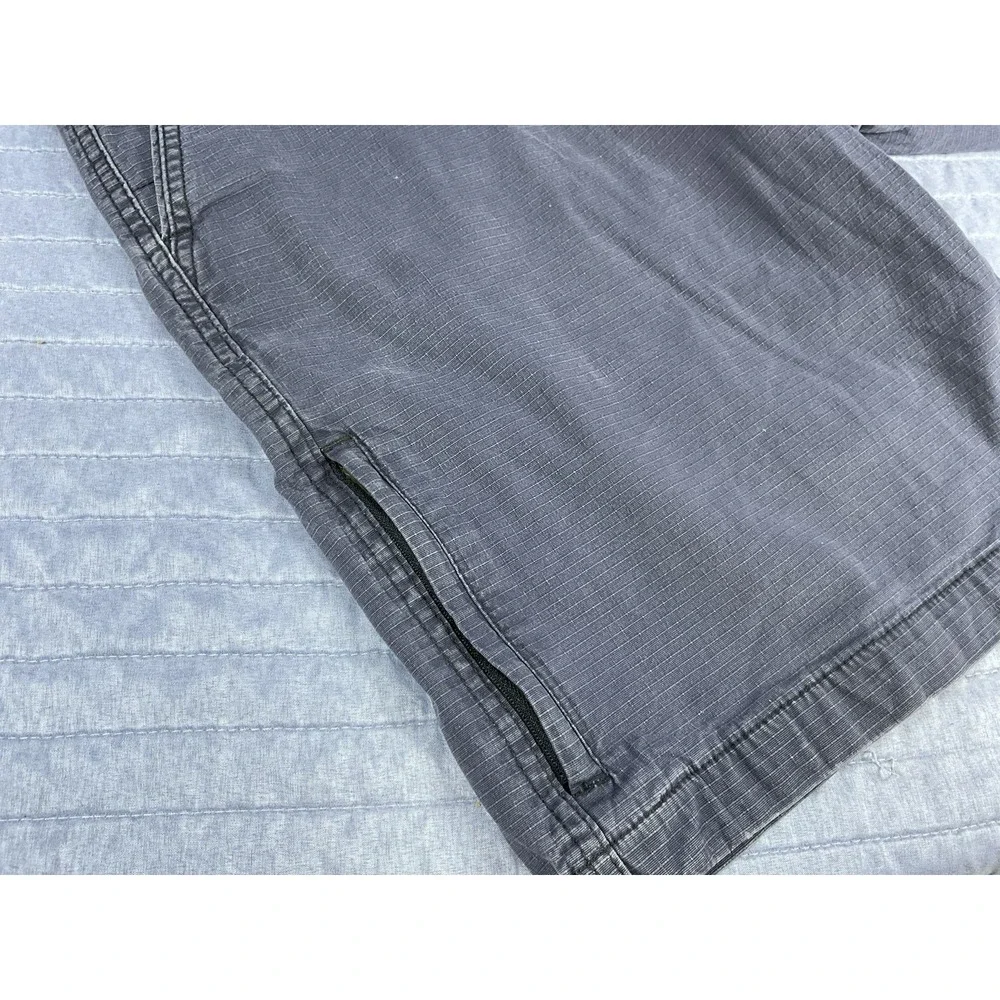 Weatherproof Vintage Mens 36 Ripstop Utility Shorts Gray Stretch Hiking Trail